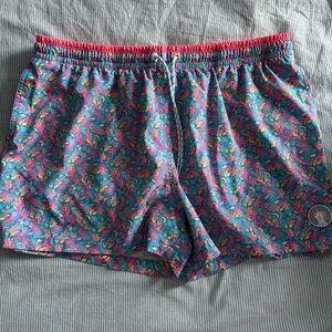 Floral Patterned Men Swim Shorts